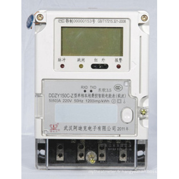 Compteur d&#39;énergie statique multi-tarifaire monophasé (DDZY150)